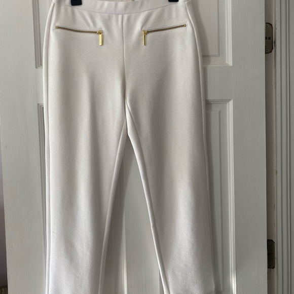 Michael Kors Pants - Michael Kors White Knit slacks